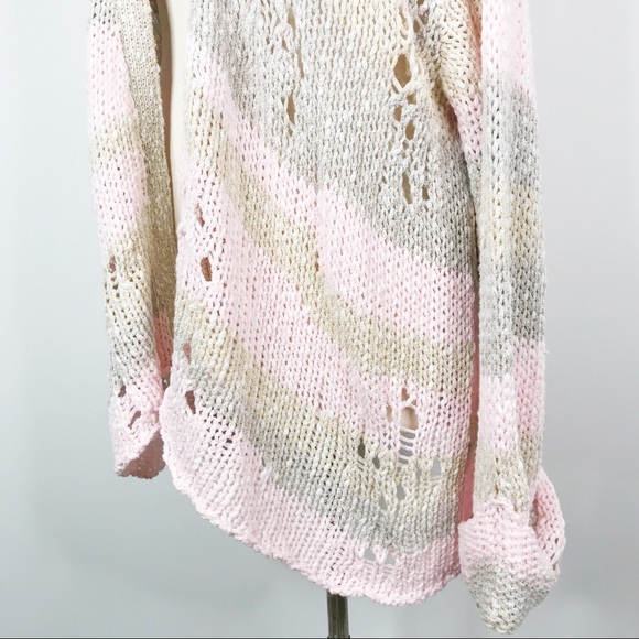 Wildfox Yara Distressed Dolman Cardigan Sweater S - Picture 7 of 11